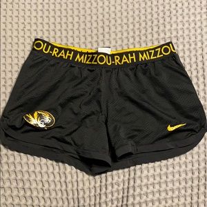 Nike athletic shorts mizzou